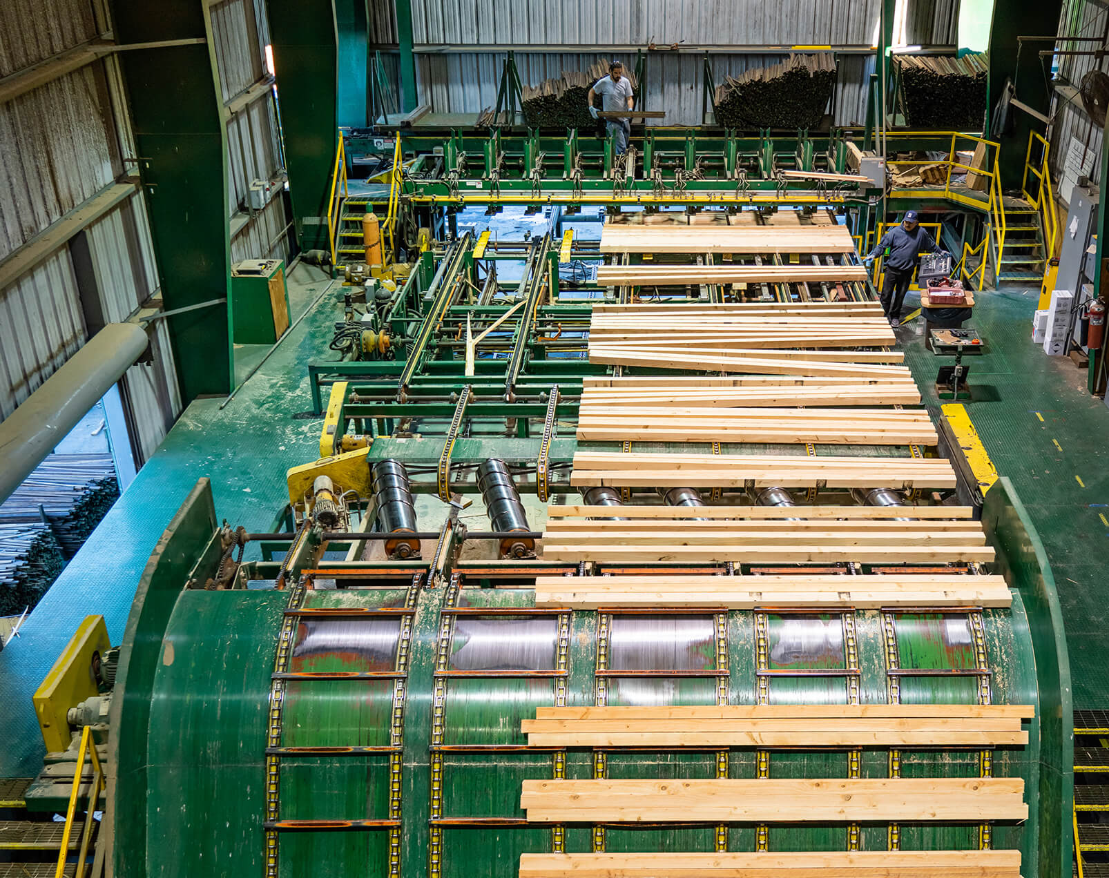 sawmill stacker